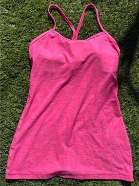 Lululemon heathered Pink  Tank Top